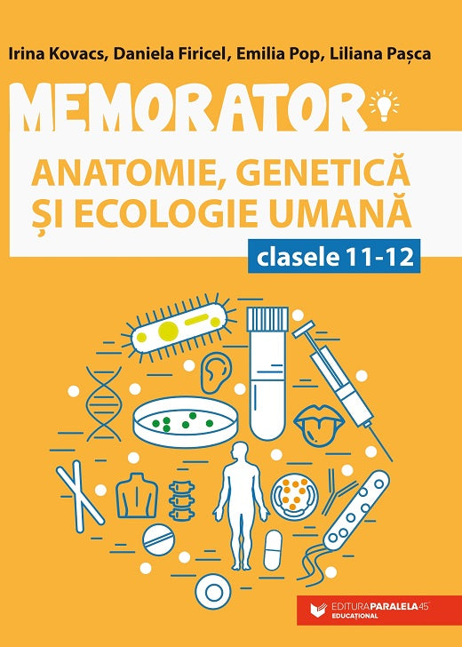 Memorator de anatomie, genetică și ecologie umană pentru clasele XI-XII