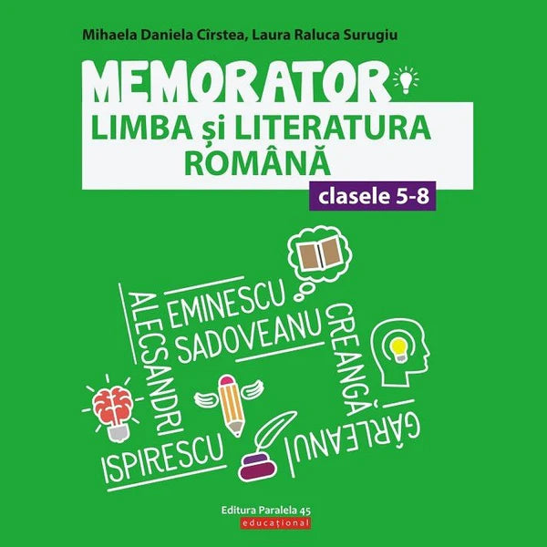 Memorator de limba şi literatura română pentru clasele V-VIII